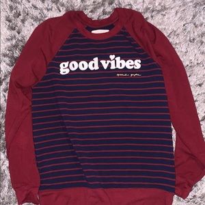 Spiritual gangster “good vibes” sweatshirt